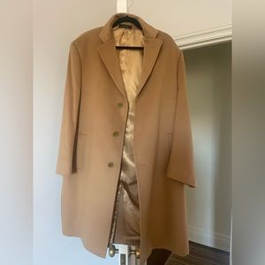 Saks fifth avenue men’s camel pea coat